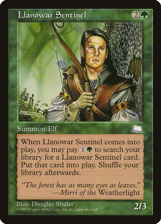 Image for Llanowar Sentinel (Weatherlight) - Magic: The Gathering