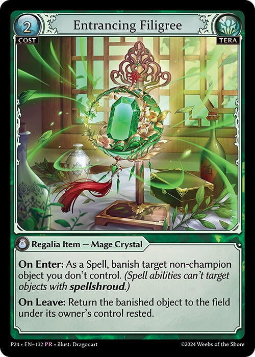 Image for Entrancing Filigree (Promotional Cards) (132) - Grand Archive TCG