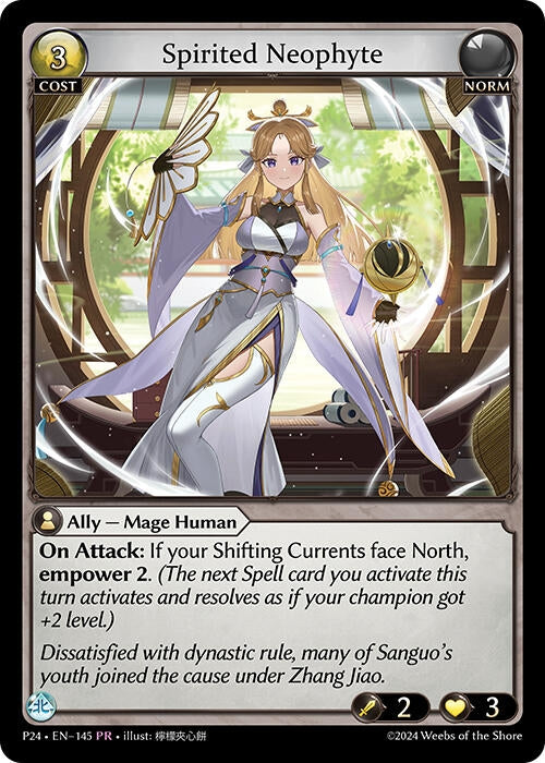 Image for Spirited Neophyte (Promotional Cards) (145) - Grand Archive TCG