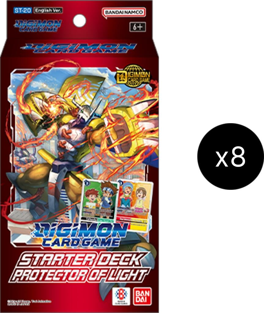 Image for Protector of Light Starter Deck Display - Digimon Card Game