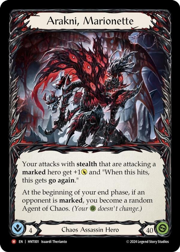 Image for Arakni, Marionette (The Hunted) (HNT001) - Flesh and Blood TCG