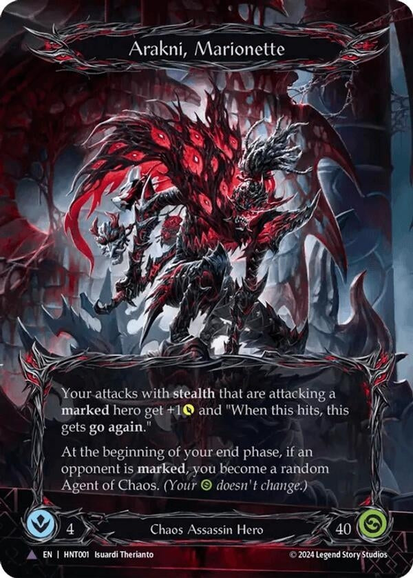 Image for Arakni, Marionette (Marvel) (The Hunted) (HNT001) - Flesh and Blood TCG