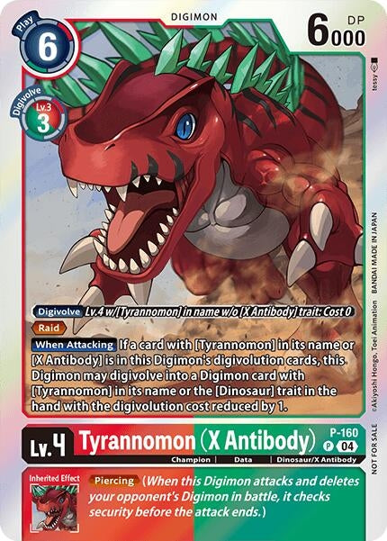 Image for Tyrannomon (X Antibody) (-Chain of Liberation- Upgrade Pack - Digimon Card Game
