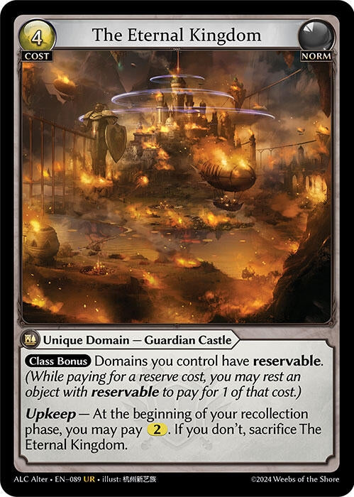 Image for The Eternal Kingdom (Alchemical Revolution Alter Edition) (089) - Grand Archive TCG