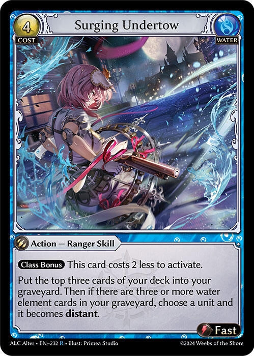 Image for Surging Undertow (Alchemical Revolution Alter Edition) (232) - Grand Archive TCG