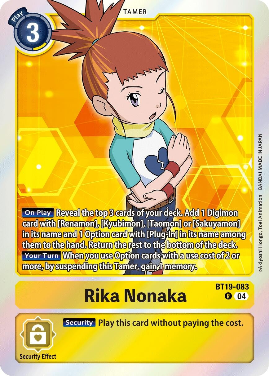 Image for Rika Nonaka (BT19-20) (BT19-083 R) - Digimon Card Game