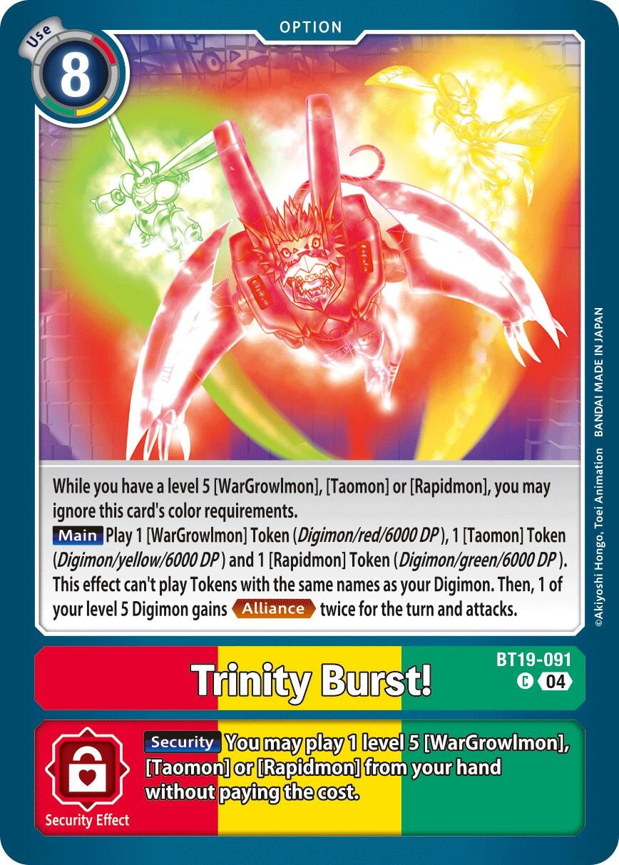 Image for Trinity Burst! (BT19-20) (BT19-091 C) - Digimon Card Game
