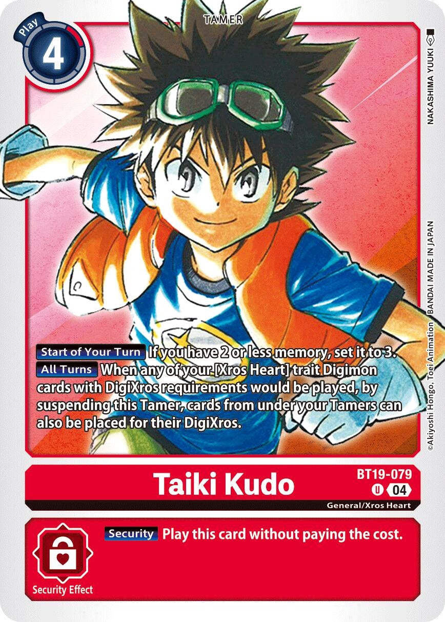 Image for Taiki Kudo (BT19-20) (BT19-079 U) - Digimon Card Game