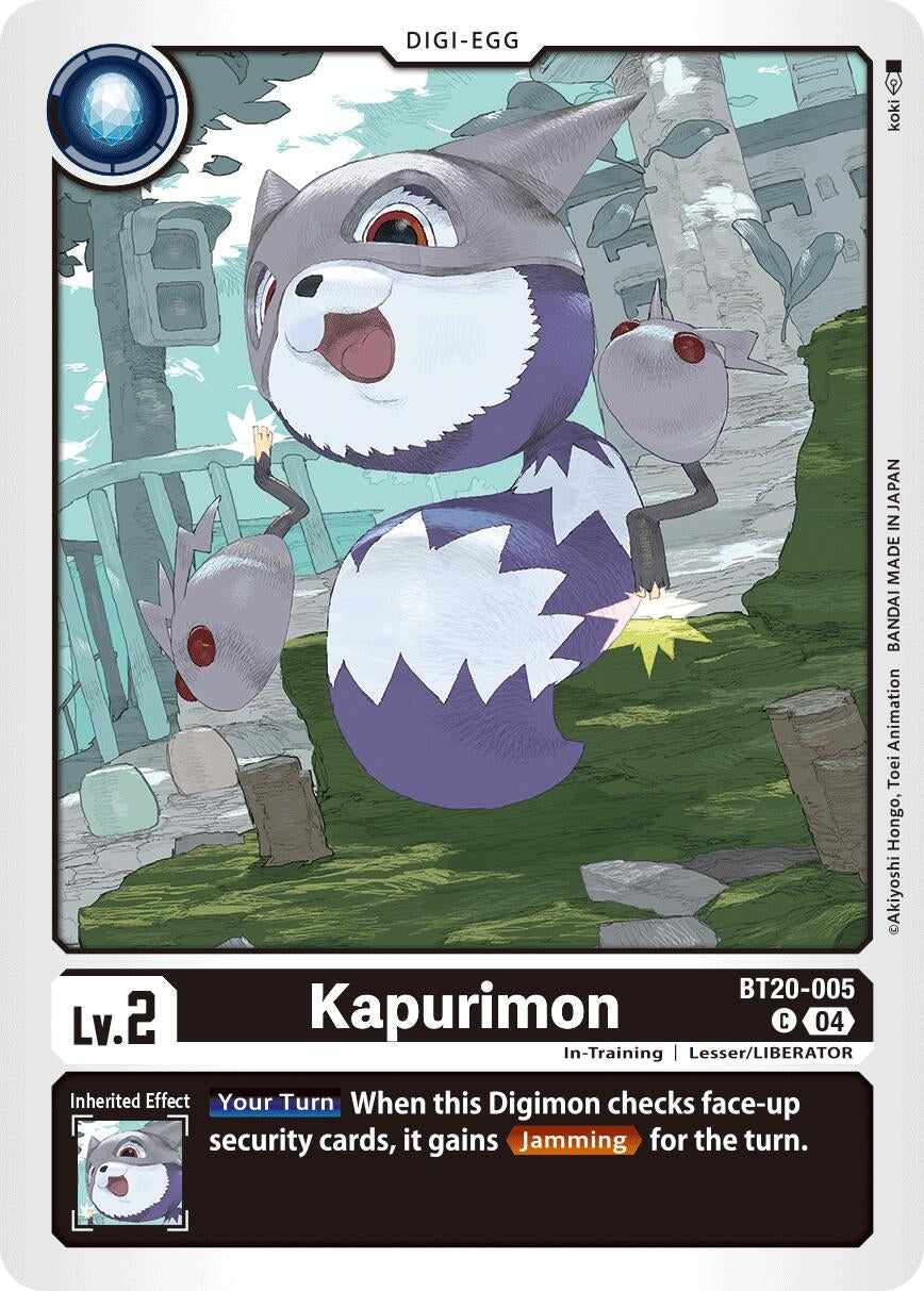 Image for Kapurimon (BT19-20) (BT20-005 C) - Digimon Card Game