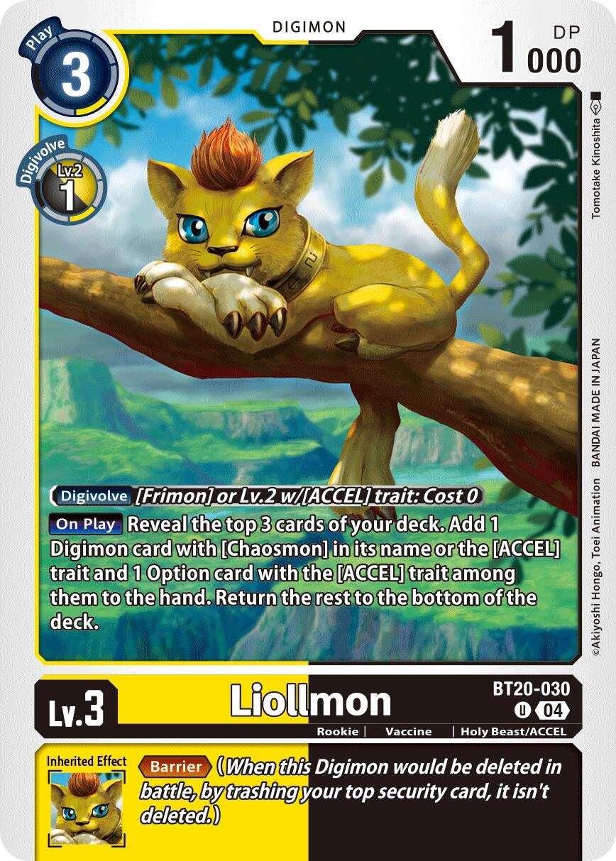 Image for Liollmon - BT20-030 (BT19-20) (BT20-030 U) - Digimon Card Game