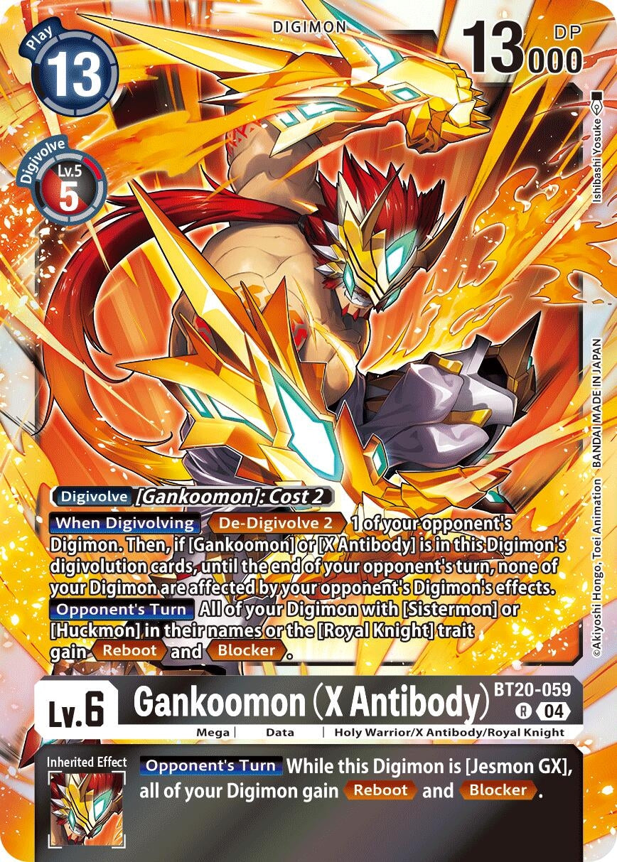 Image for Gankoomon (X Antibody) (BT19-20) (BT20-059 R) - Digimon Card Game