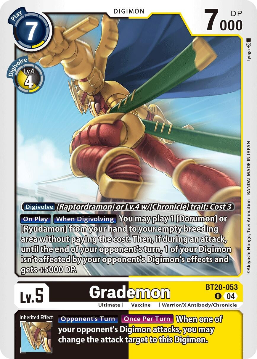 Image for Grademon (BT19-20) (BT20-053 U) - Digimon Card Game