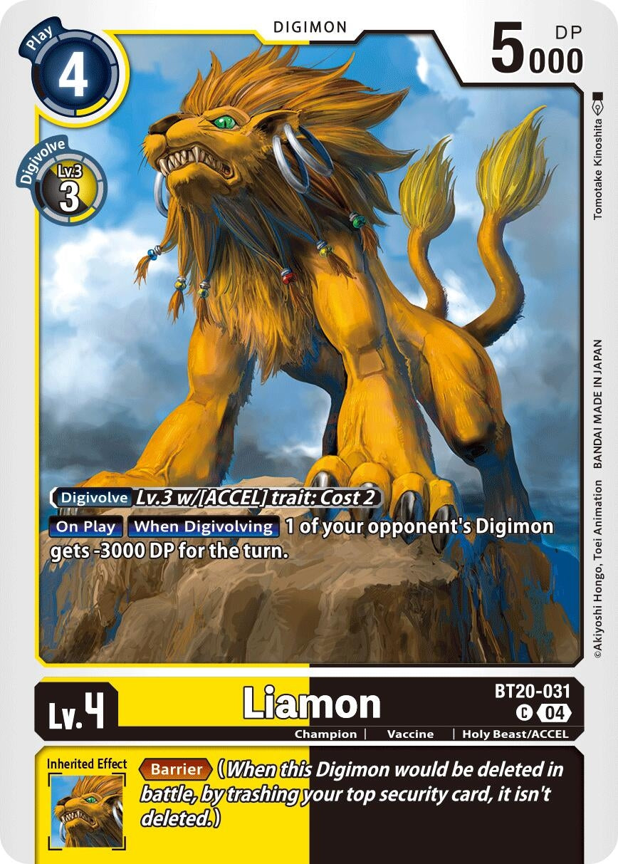 Image for Liamon (BT19-20) (BT20-031 C) - Digimon Card Game