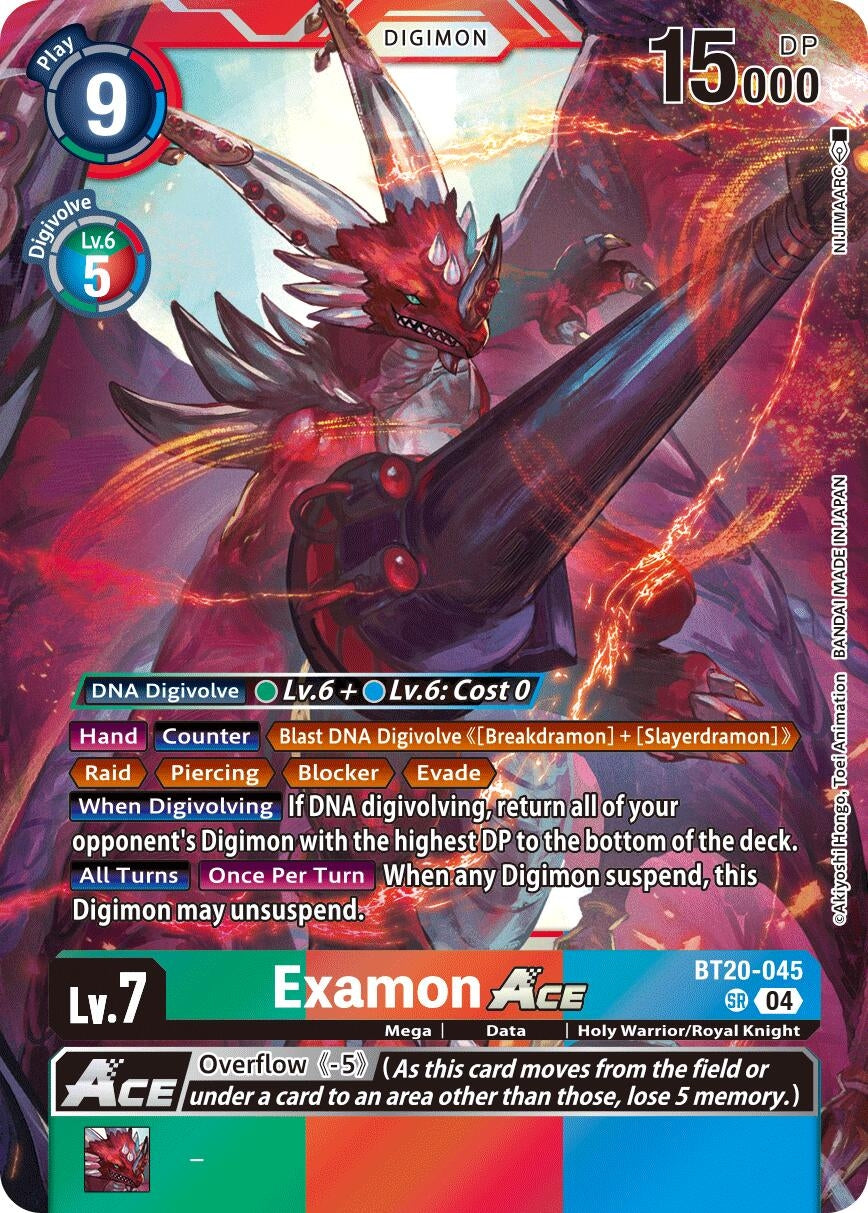 Image for Examon ACE (BT19-20) (BT20-045 SR) - Digimon Card Game