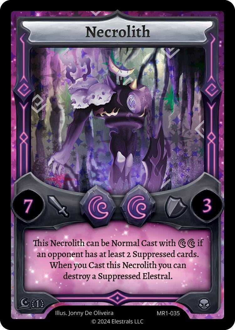 Image for Necrolith (Moonrise) (MR1-035) - Elestrals