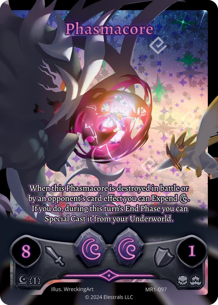 Image for Phasmacore (Full Art) (Moonrise) (MR1-097) - Elestrals