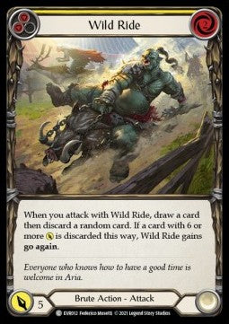 Wild Ride (Yellow) (Regular) - Everfest - First (Common) [EVR-F-012]