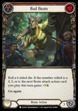 Bad Beats (Red) (Regular) - Everfest - First (Common) [EVR-F-014]