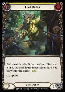 Bad Beats (Yellow) (Regular) - Everfest - First (Common) [EVR-F-015]