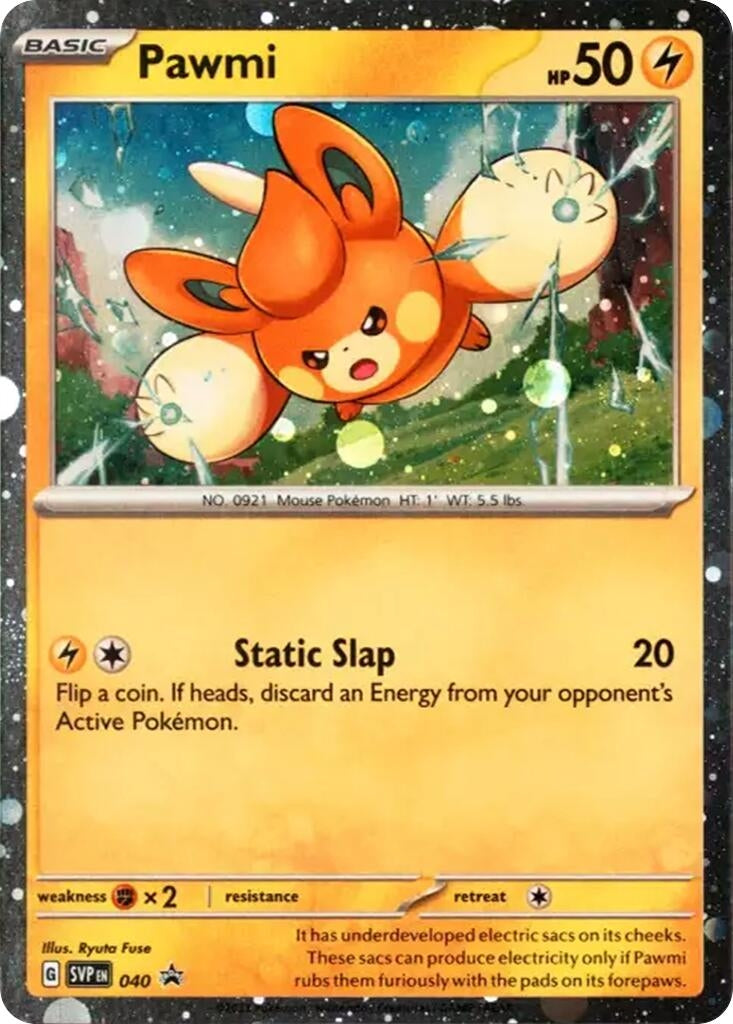 Image for Pawmi - 040 (Cosmos Holo) (SV: Scarlet & Violet Promo Cards) (040) - Pokemon