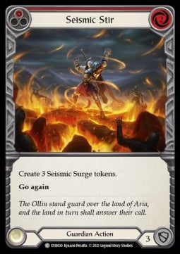 Seismic Stir (Red) (Regular) - Everfest - First (Common) [EVR-F-030]