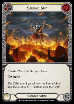 Seismic Stir (Yellow) (Regular) - Everfest - First (Common) [EVR-F-031]