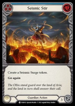 Seismic Stir (Blue) (Regular) - Everfest - First (Common) [EVR-F-032]