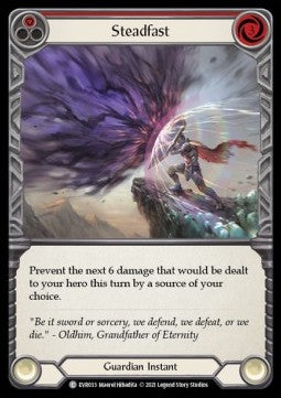 Steadfast (Red) (Regular) - Everfest - First (Common) [EVR-F-033]