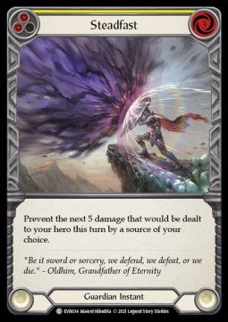 Steadfast (Yellow) (Regular) - Everfest - First (Common) [EVR-F-034]