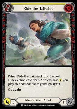 Ride the Tailwind (Yellow) (Regular) - Everfest - First (Common) [EVR-F-045]