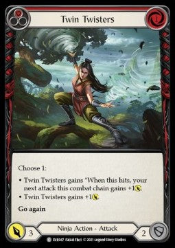 Twin Twisters (Red) (Regular) - Everfest - First (Common) [EVR-F-047]