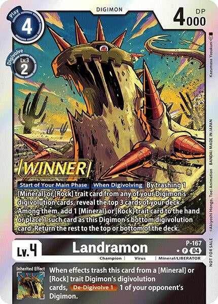 Image for Landramon (Store Tournament 2025 Vol.1 Winner Pack) - Digimon Card Game