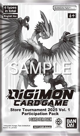 Image for Store Tournament 2025 Vol.1 Participation Pack - Digimon Card Game