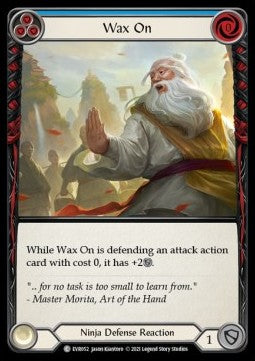 Wax On (Blue) (Regular) - Everfest - First (Common) [EVR-F-052]