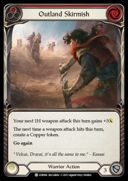 Outland Skirmish (Red) (Regular) - Everfest - First (Common) [EVR-F-066]
