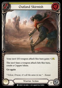 Outland Skirmish (Yellow) (Regular) - Everfest - First (Common) [EVR-F-067]