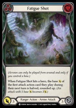 Fatigue Shot (Blue) (Regular) - Everfest - First (Common) [EVR-F-096]