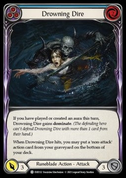 Drowning Dire (Blue) (Regular) - Everfest - First (Common) [EVR-F-112]