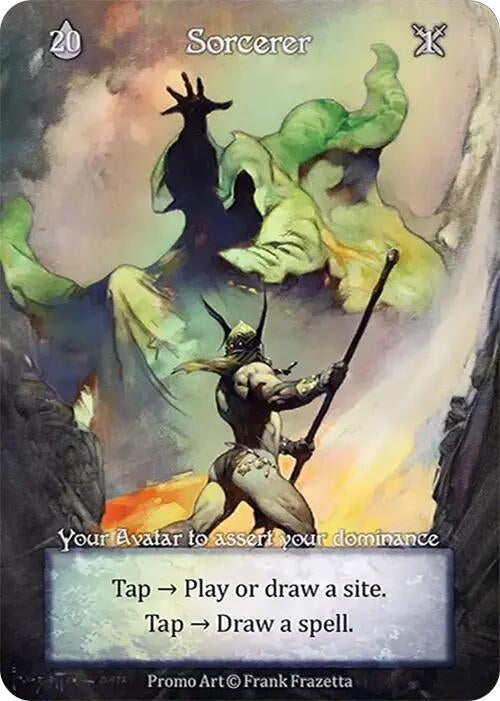 Image for Sorcerer (Store Alternate Art Promo) (Foil) (Arthurian Legends Promo) - Sorcery: Contested Realm