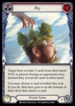 Pry (Red) (Regular) - Everfest - First (Common) [EVR-F-128]