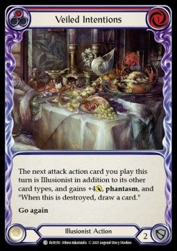 Veiled Intentions (Red) (Regular) - Everfest - First (Common) [EVR-F-150]