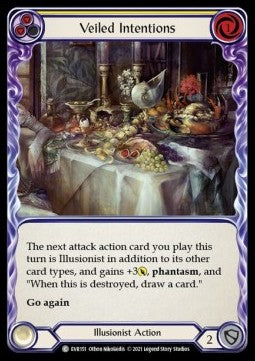 Veiled Intentions (Yellow) (Regular) - Everfest - First (Common) [EVR-F-151]