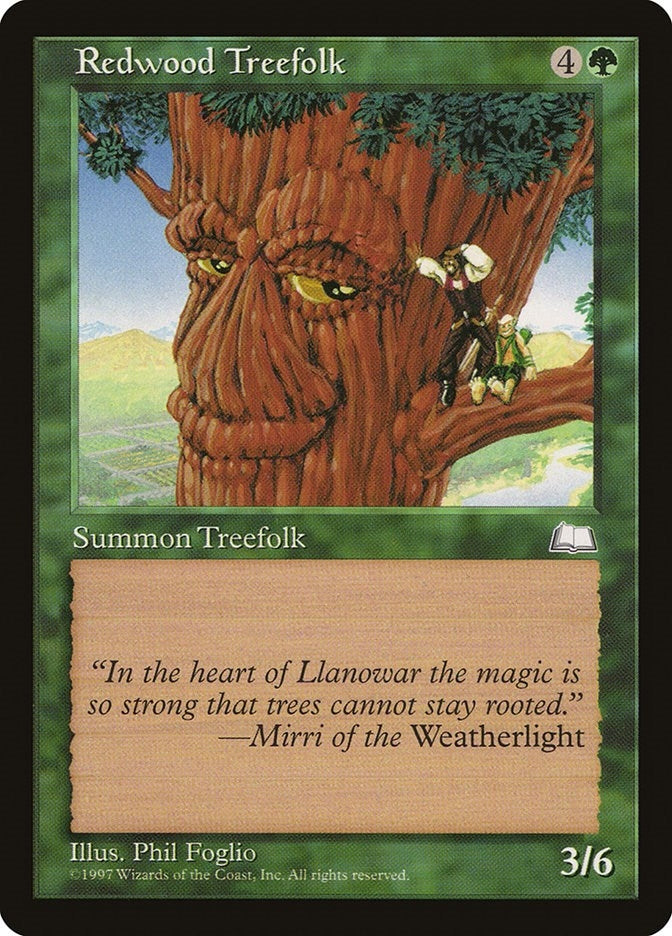 Image for Redwood Treefolk (Weatherlight) - Magic: The Gathering