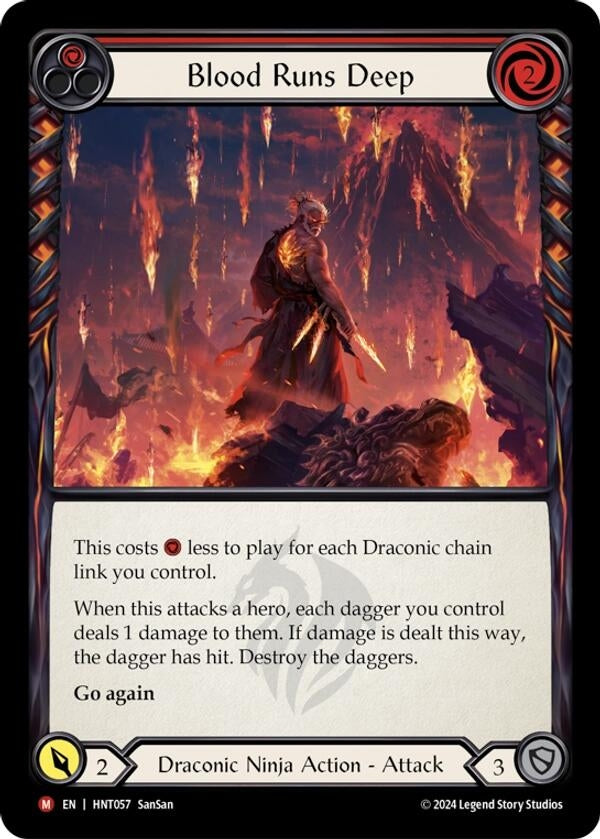 Image for Blood Runs Deep (The Hunted) (HNT057) - Flesh and Blood TCG