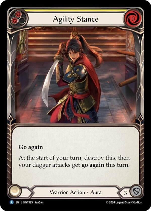 Image for Agility Stance (The Hunted) (HNT125) - Flesh and Blood TCG