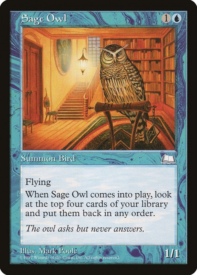 Image for Sage Owl (Weatherlight) - Magic: The Gathering