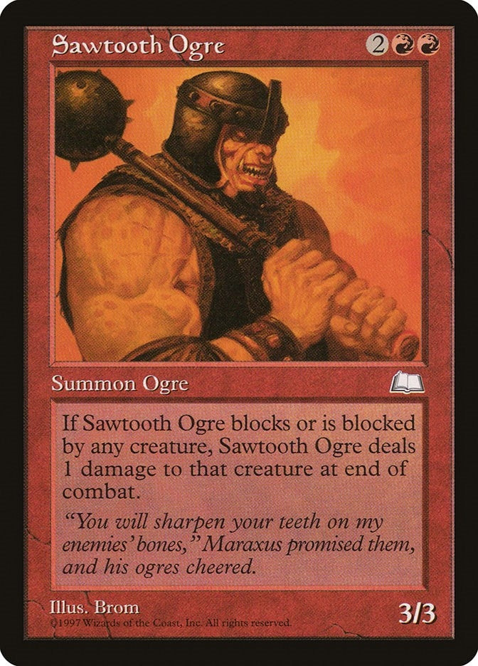 Image for Sawtooth Ogre (Weatherlight) - Magic: The Gathering