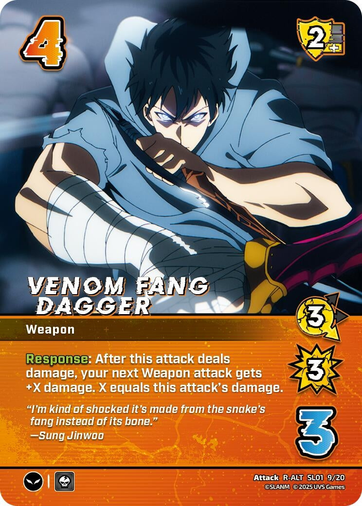 Image for Venom Fang Dagger (Alternate Art) (Challenger Series: Solo Leveling) (SL01 9/20) - UniVersus