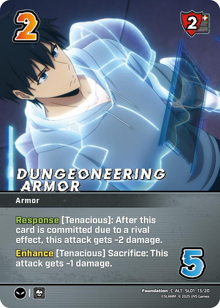 Image for Dungeoneering Armor (Alternate Art) (Challenger Series: Solo Leveling) (SL01 13/20) - UniVersus