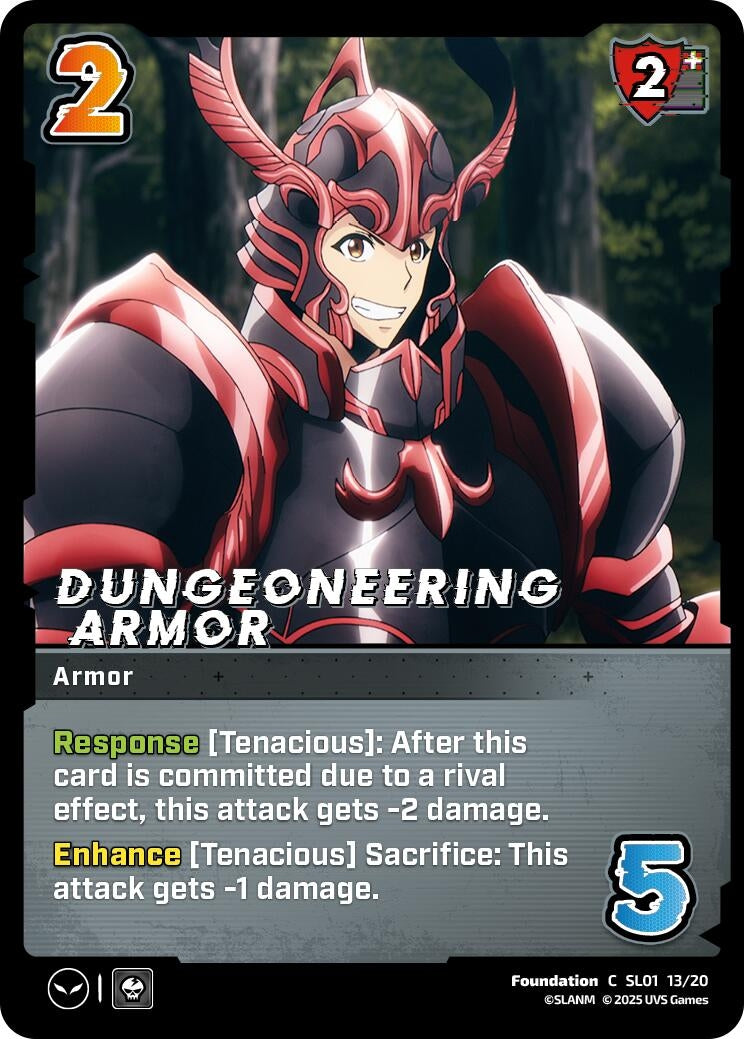 Image for Dungeoneering Armor (Challenger Series: Solo Leveling) (SL01 13/20) - UniVersus